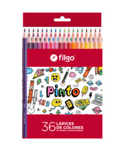 FILGO Lapices colores de resina PINTO / Estuche 36 surtido