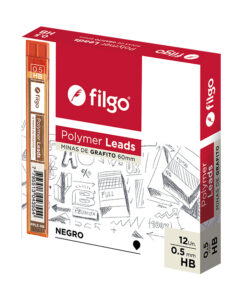 FILGO Minas grafito POLYMER leads 0.5 / Caja 12 hb