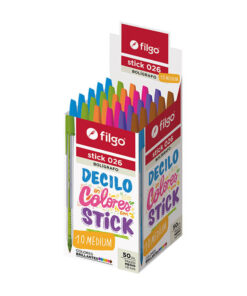 FILGO Boligrafo STICK 1.0 / Caja 50 brillante