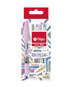 FILGO Resaltador LIGHTER FINE / Estuche 5 mute