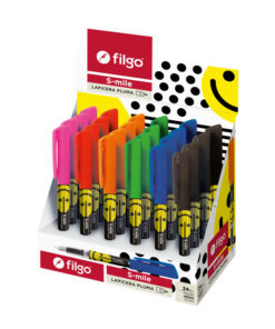 FILGO Escolar S-MILE pluma / Display 24 surtido