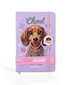 CHIMOLA LIBRETA PU GLOW DOG ST288