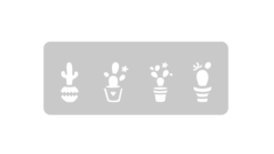 EQ ARTE STENCIL MINI 4.5X17  Varios Cactus