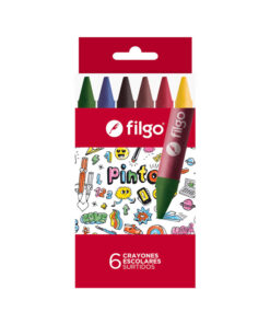 FILGO Crayones de cera PINTO / Estuche 6 surtido