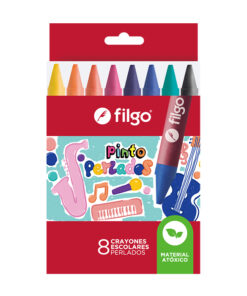 FILGO Crayones de cera PINTO / Estuche 8 perlados