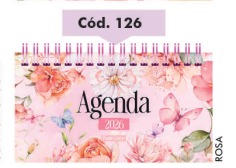 PUNTO CERO AGENDA POCKET 2026 (Semana a la vista) -ROSA-