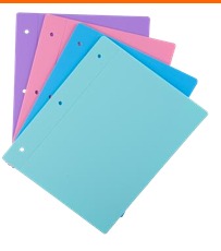 LAMA  CARPETA POLIPROPILENO N3 ESCOLAR  PASTEL