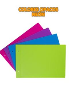 LAMA CARPETA POLIPROPILENO N5 ESCOLAR PASTEL