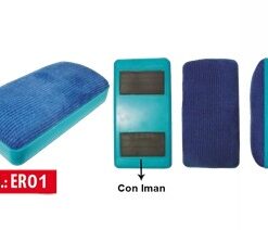 LAMA BORRADOR PARA PIZARRA ER01, PLASTICO CON IMAN