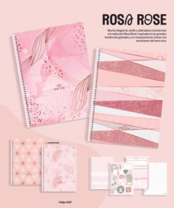 TALBOT CUADERNO ESP. T/DURA 20x27,5 ROSA ROSE x80hjs.RAY.