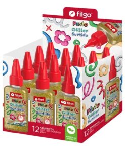 FILGO Adhesivo PINTO GLITTER 25ml  / Caja 12  Dorado