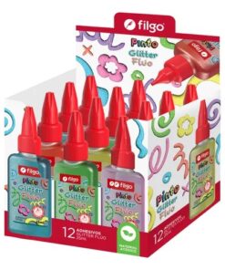 FILGO Adhesivo PINTO GLITTER 25ml  / Caja 12 Fluo