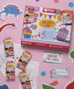 FILGO PARTY SET Lapices colores de resina PINTO MINI / Display 6 set x 10 estuches