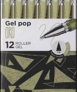 FILGO Roller gel GEL POP / Caja 12 oro metalizado