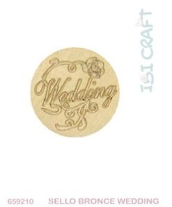 IBI CRAF  SELLO BRONCE PARA MANGO. WEDDING