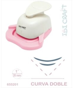 IBI CRAF  PERFORADORA ESQUINERO 1" CURVA DOBLE