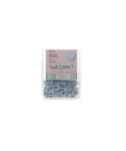 IBI CRAF  OJALIILLOS ALUMINIO (EYELET) 50 Pcs BLANCO