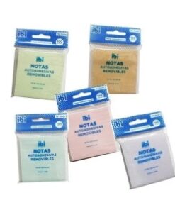 IBI CRAF  NOTAS AUTOADH. 76x76mm 100hs PASTEL ROSA