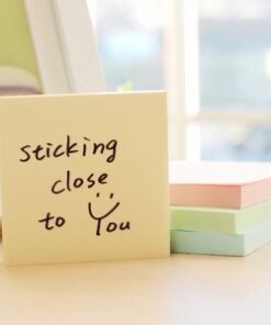 IBI CRAF  NOTAS AUTOADH. 76x76mm 100hs PASTEL AMARILLO