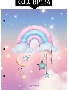 BE POSITIVO CARPETA N 3 2 TAPAS COD: BP136 ARCOIRIS