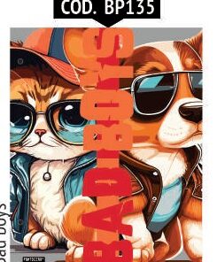 BE POSITIVO CARPETA N 3 2 TAPAS COD: BP135 BAD BOYS