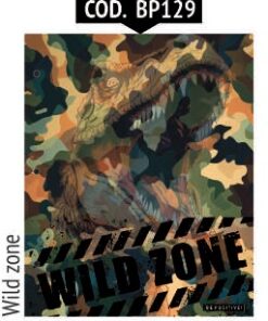 BE POSITIVO CARPETA N 3 2 TAPAS COD: BP129 WILD ZONE