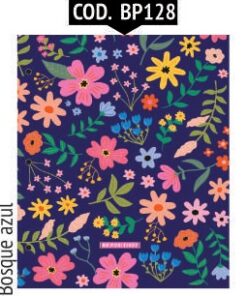 BE POSITIVO CARPETA N 3 2 TAPAS COD: BP128 BOSQUE  AZUL