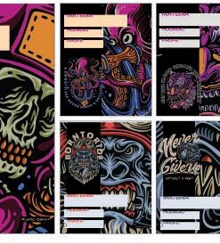 PUNTO CERO  SEPARADORES N 3, CARTULINA *200G *6U ANIMALES