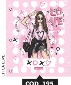 PUNTO CERO  CARPETAS N 3 DOS TAPAS CHICA LOVE