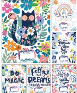 PUNTO CERO  SEPARADORES A4, CARTULINA 200G *6U LA VIE EST BELLE