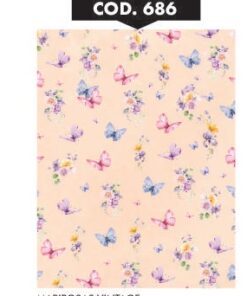 PUNTO CERO  CARPETAS A4 2 ANILLOS MARIPOSAS VINTAGE