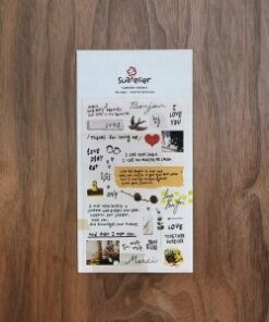 IBI CRAF STICKER PVC 10*19cm LOVE TO YOU