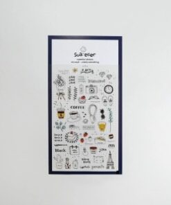 IBI CRAF STICKER PVC 10*19cm DAILY SOMETHING