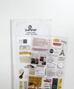 IBI CRAFT STICKER PAPEL10*19cm BON VOYAGE x 2 hjs