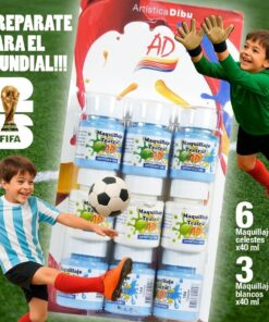 MAQUILLA ARTISTICO SET MUNDIAL *9UU *40CC