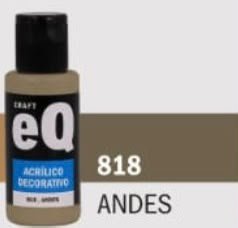 EQ ARTE Acrilico decorativo Andes *50cc *6unid