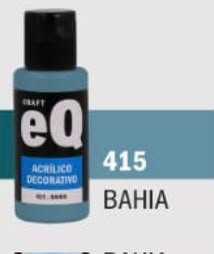 EQ ARTE Acrilico decorativo Bahia *50cc *6unid