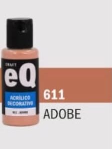 EQ ARTE Acrilico decorativo Adobe *50cc *6unid