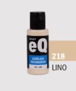 EQ ARTE Acrilico decorativo Lino *50cc *6unid