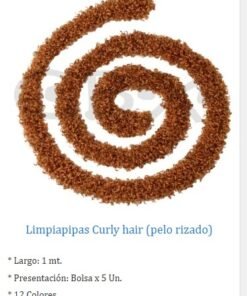 CBX LIMPIAPIPA 1mt ESPACIAL CURLY BLANCO 01