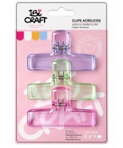 IBI CRAF CLIPS ACRILICOS IBICRAFT x 3 pcs,