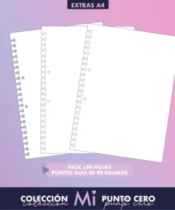 MI PUNTO CERO Repuesto Puntos Guia x80hjs de 90g. A4