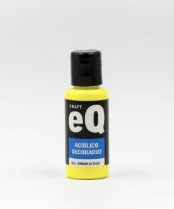 EQ ARTE Acrilico Decorativo Amarillo Fluo50cc *6unid