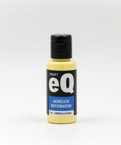 EQ ARTE Acrilico Decorativo Amarillo Pastel50cc *6unid