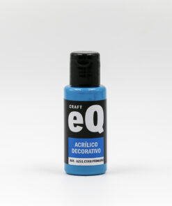 EQ ARTE Acrilico Decorativo Azul Cyan Primario *50cc *6unid