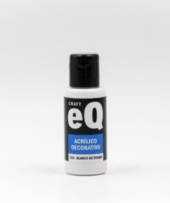 EQ ARTE Acrilico Decorativo Blanco de Titanio *50cc *6unid