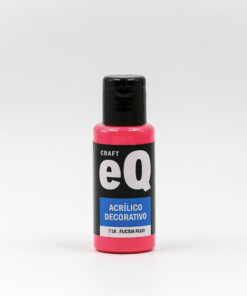EQ ARTE Acrilico Decorativo Fucsia Fluo50cc *6unid