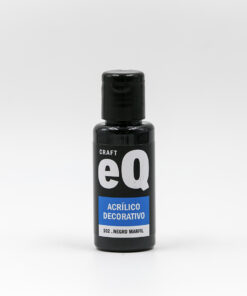 EQ ARTE Acrilico Decorativo Negro Marfil *50cc *6unid