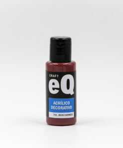 EQ ARTE Acrilico Decorativo Rojo Carmesi 50cc *6unid