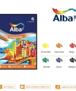 CRAYONES ALBA TRADICIONAL *6 colores